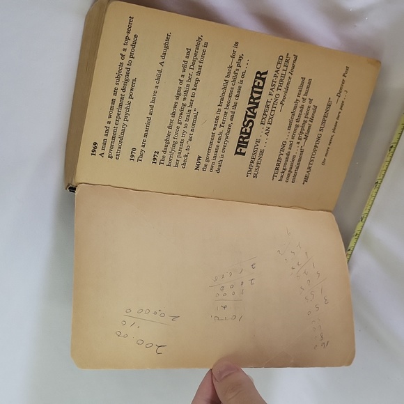 Fire Starter Book Stephen King Used condition paper back - Picture 5 of 11